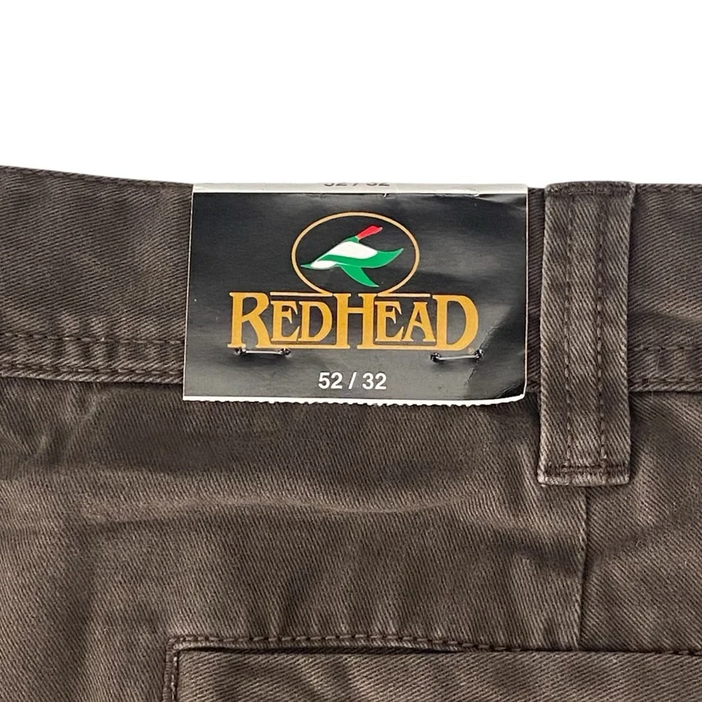 Redhead Tan & Brown Khaki Heavyweight Men’s Cargo Pants -(2)- NWT - 50/32